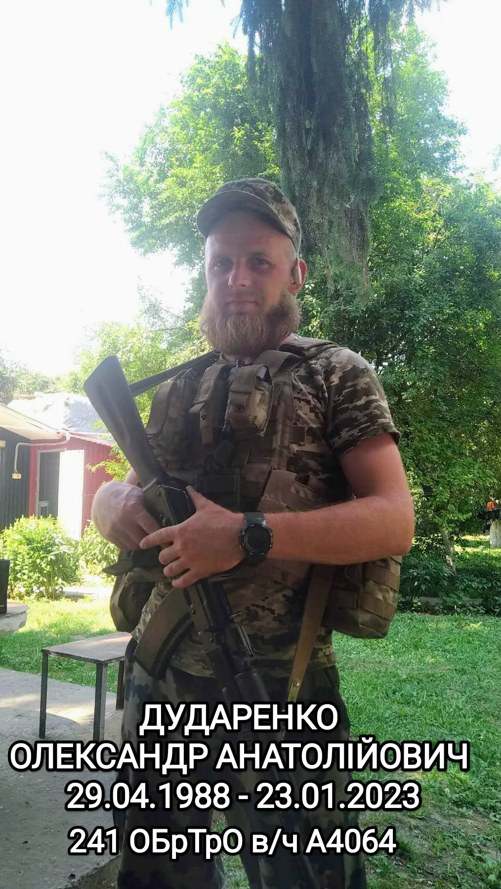 Олександр Дударенко, Віртуальна алея памʼяті, Герої України